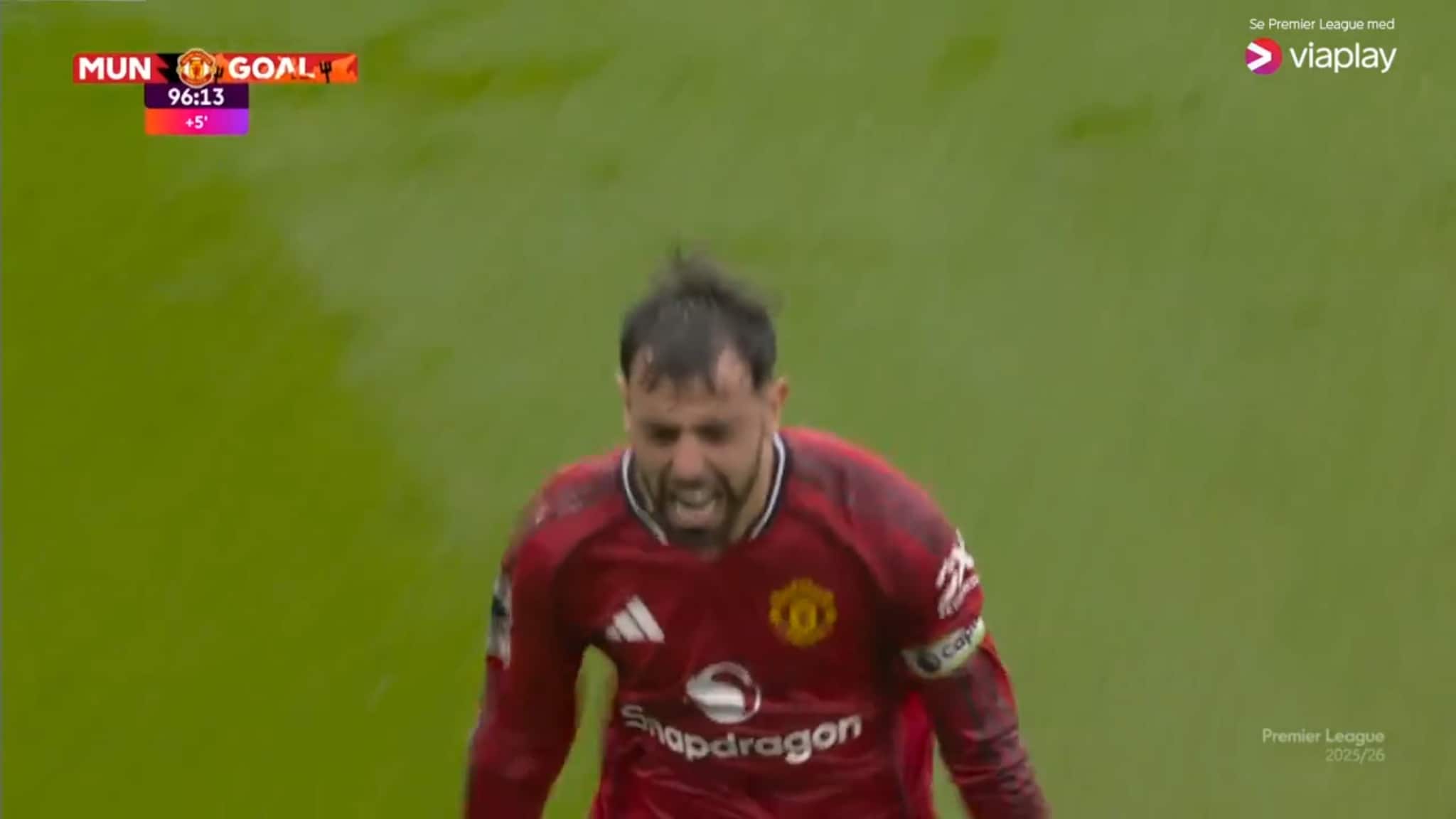 Manchester United sikret første seier på overtid