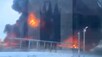 Russisk oljelager i brann etter ukrainsk droneangrep