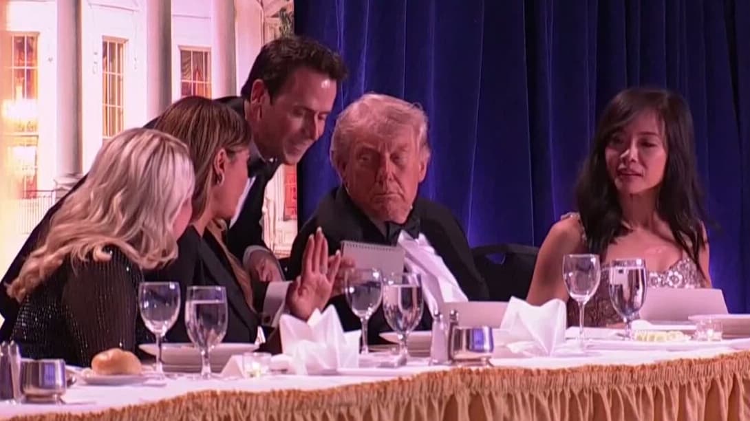 Her blir Trump og førstedamen evakuert