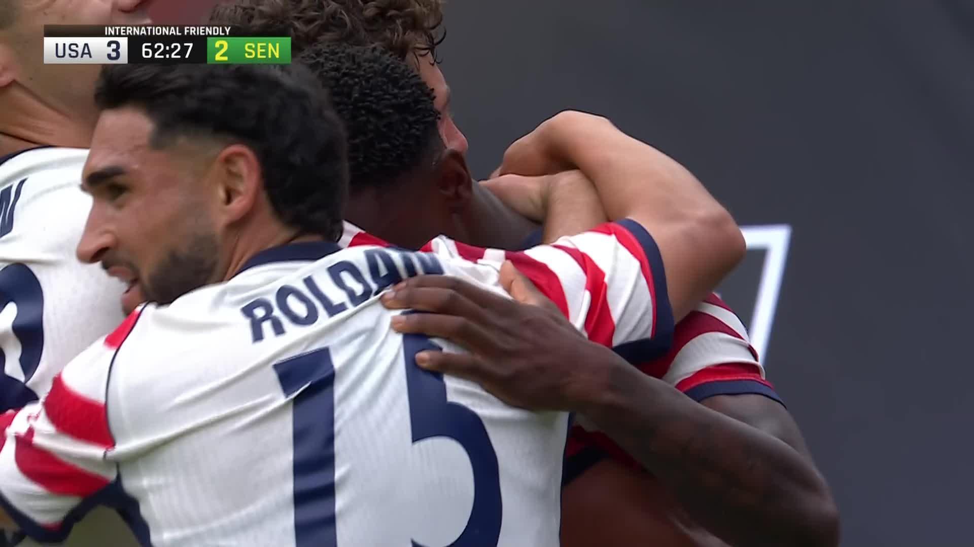 Folarin Balogun med scoring for USA