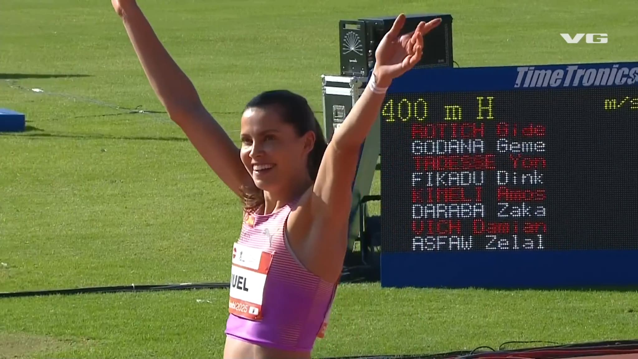 Amalie Iuel vant 400 meter hekk i Nairobi