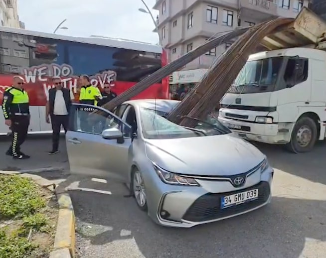 Centimeter fra å bli spiddet