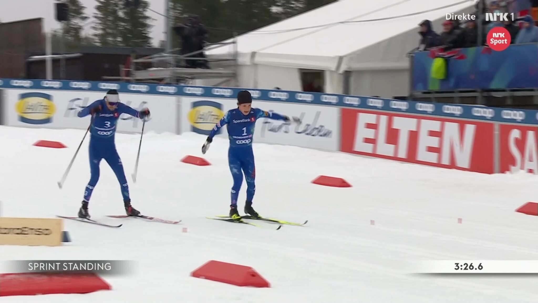 Imponerer uten staver: - Flyr opp bakkene