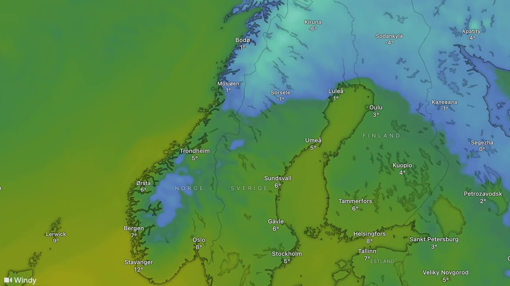 Sør-Norge får kaldere vær og snø etter varm november