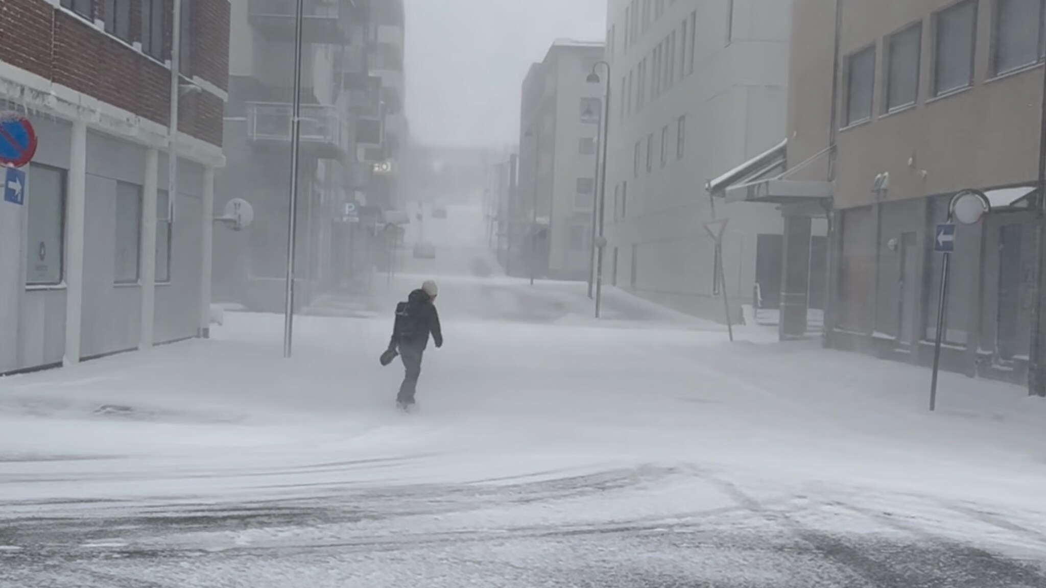 Snøkaoset går viralt