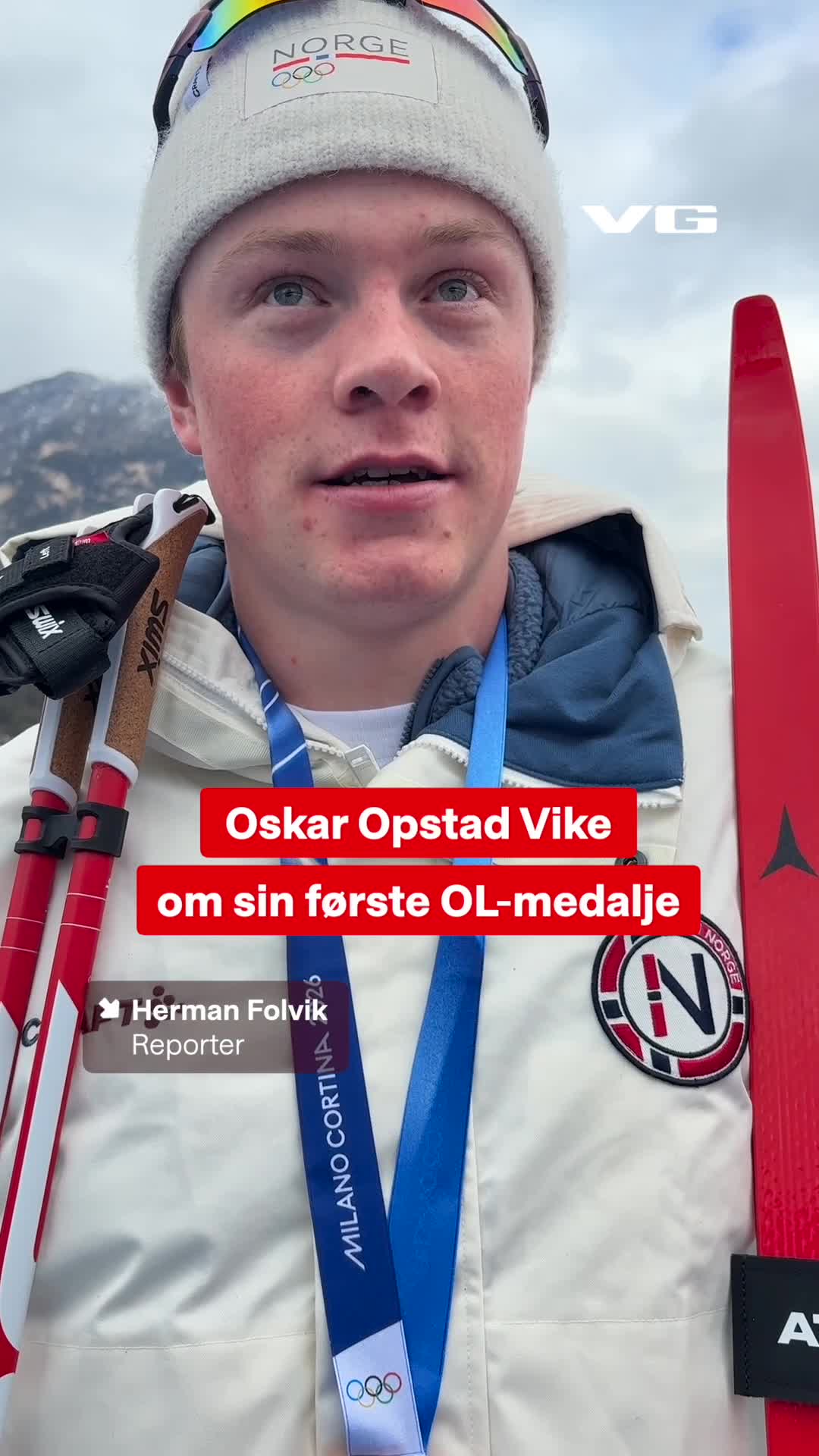 Opstad Vike om OL-medaljen: - Veldig stolt
