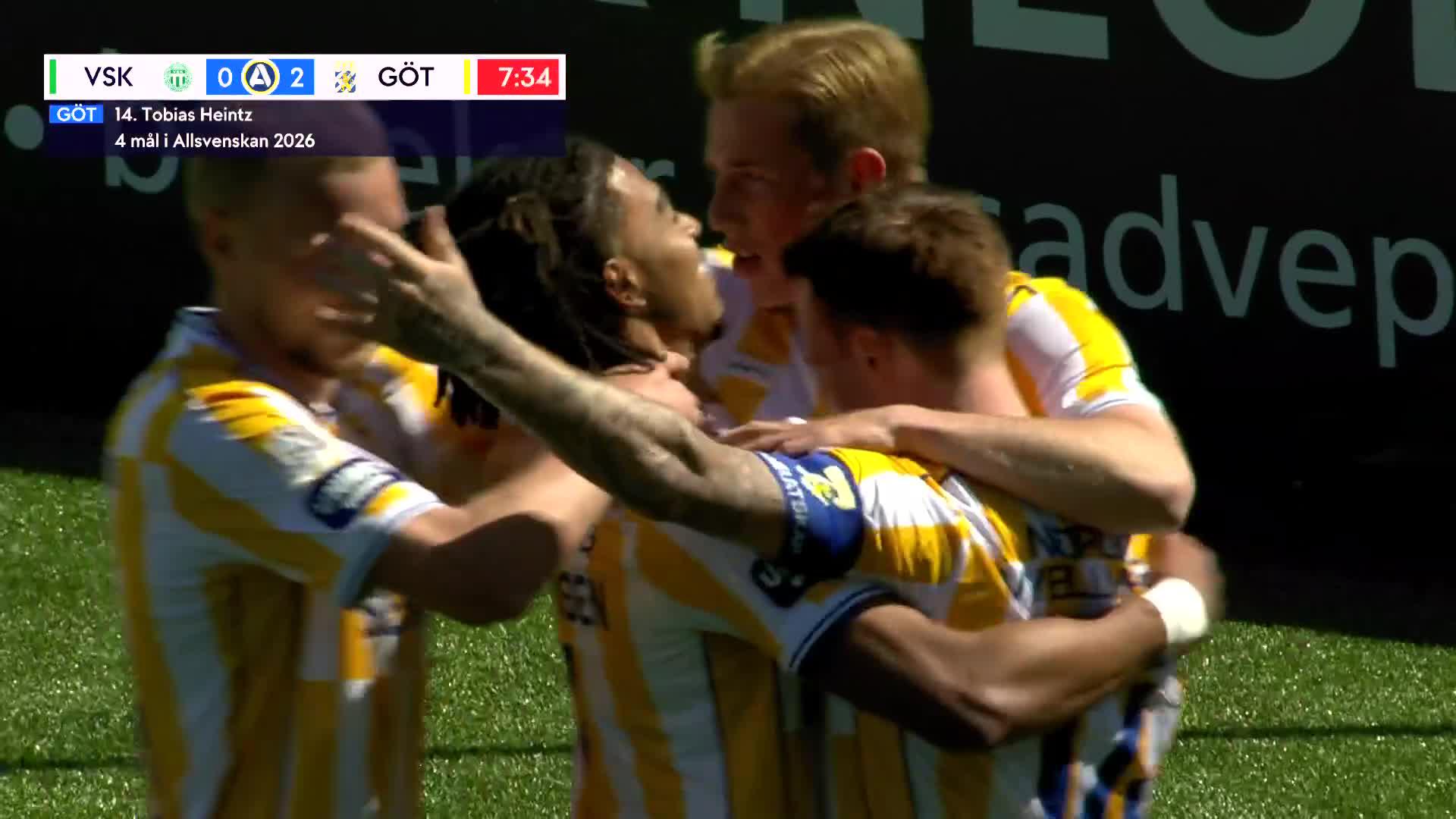Tobias Heintz med mål mot Västerås