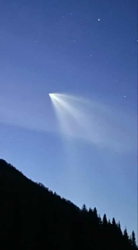 Mystisk lysfenomen over Norge