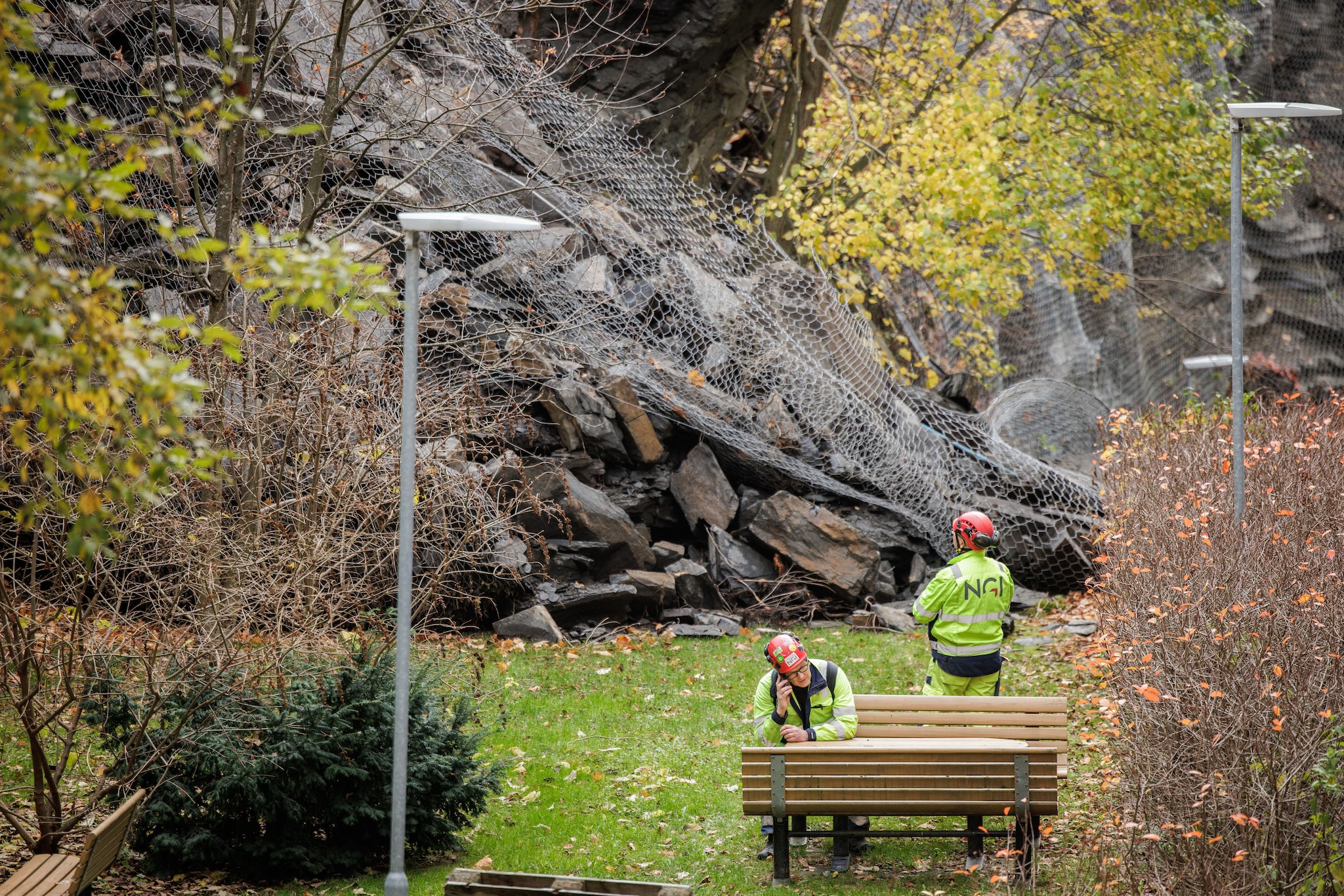 Ras på Carl Berners plass: SiO om sikring, geolog: Nettet var utilstrekkelig
