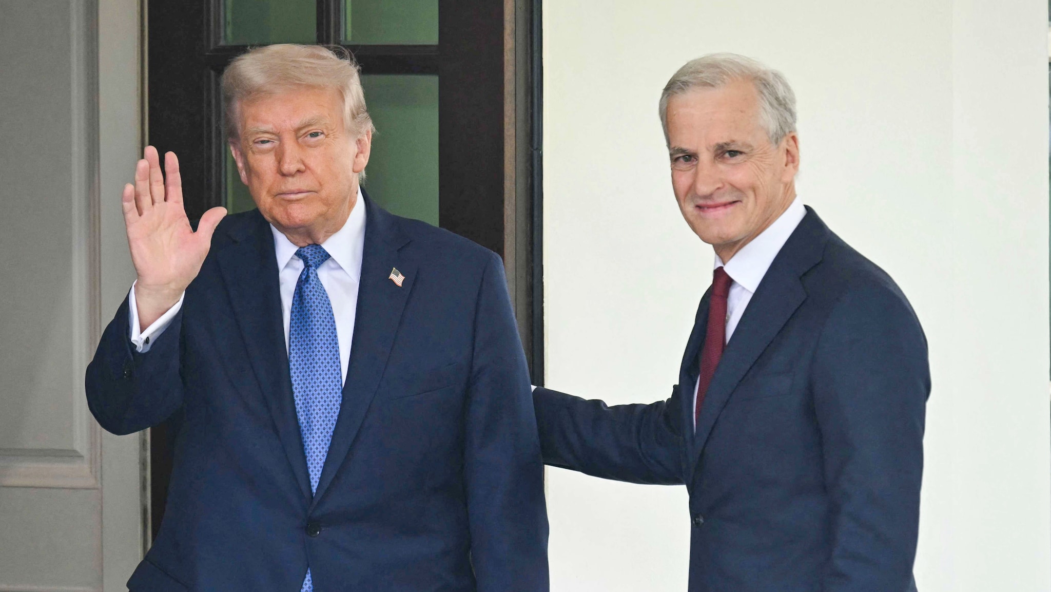 Her møtes Jonas Gahr Støre og Trump