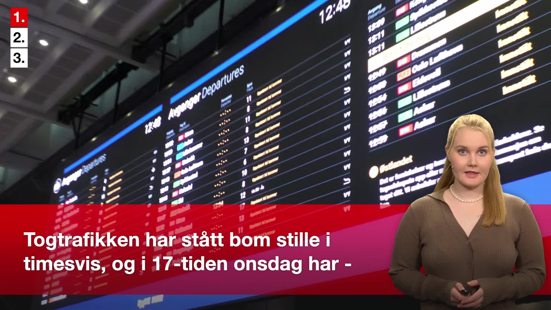 Vg Nyheter Fly Og Togkaos På Østlandet Vgtv 3101