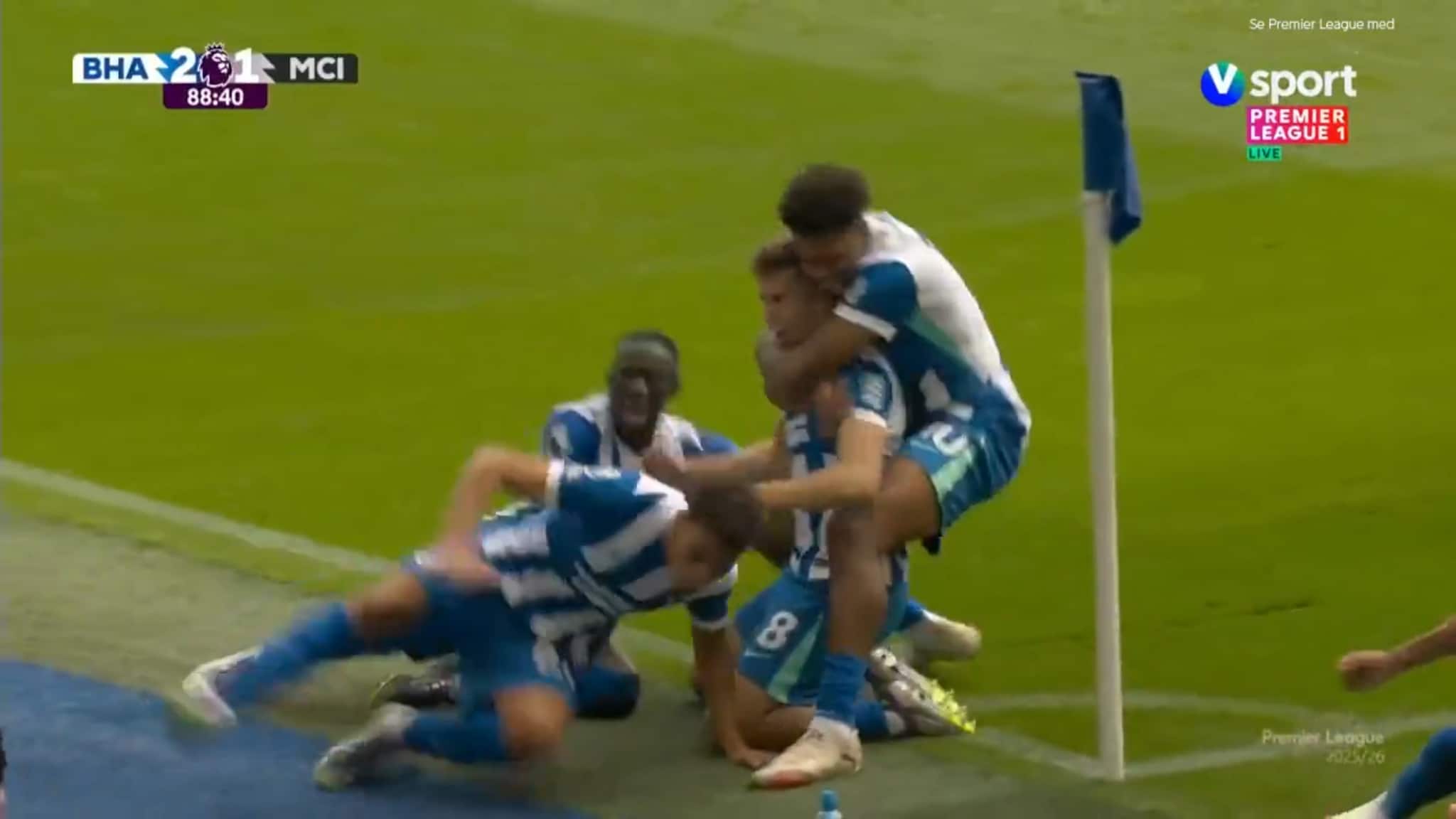 Haaland historisk i City-tap mot Brighton