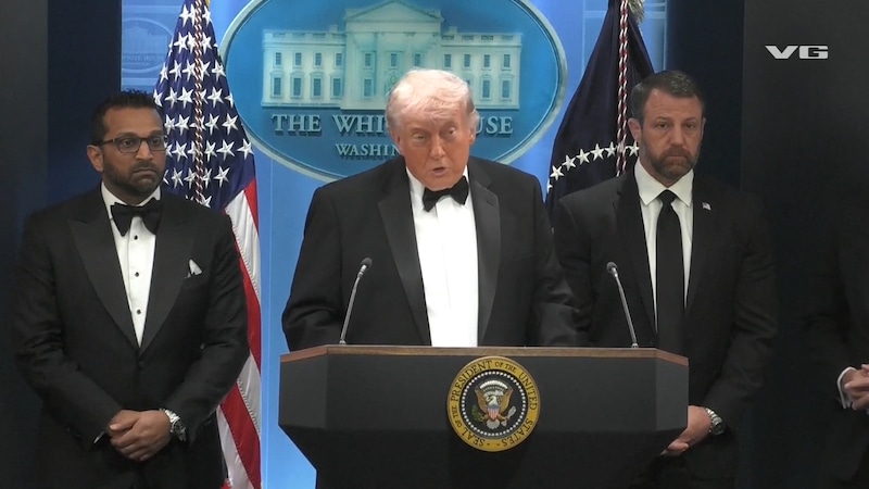 Trump til pressen etter skuddene: – Totalt sjokkerende