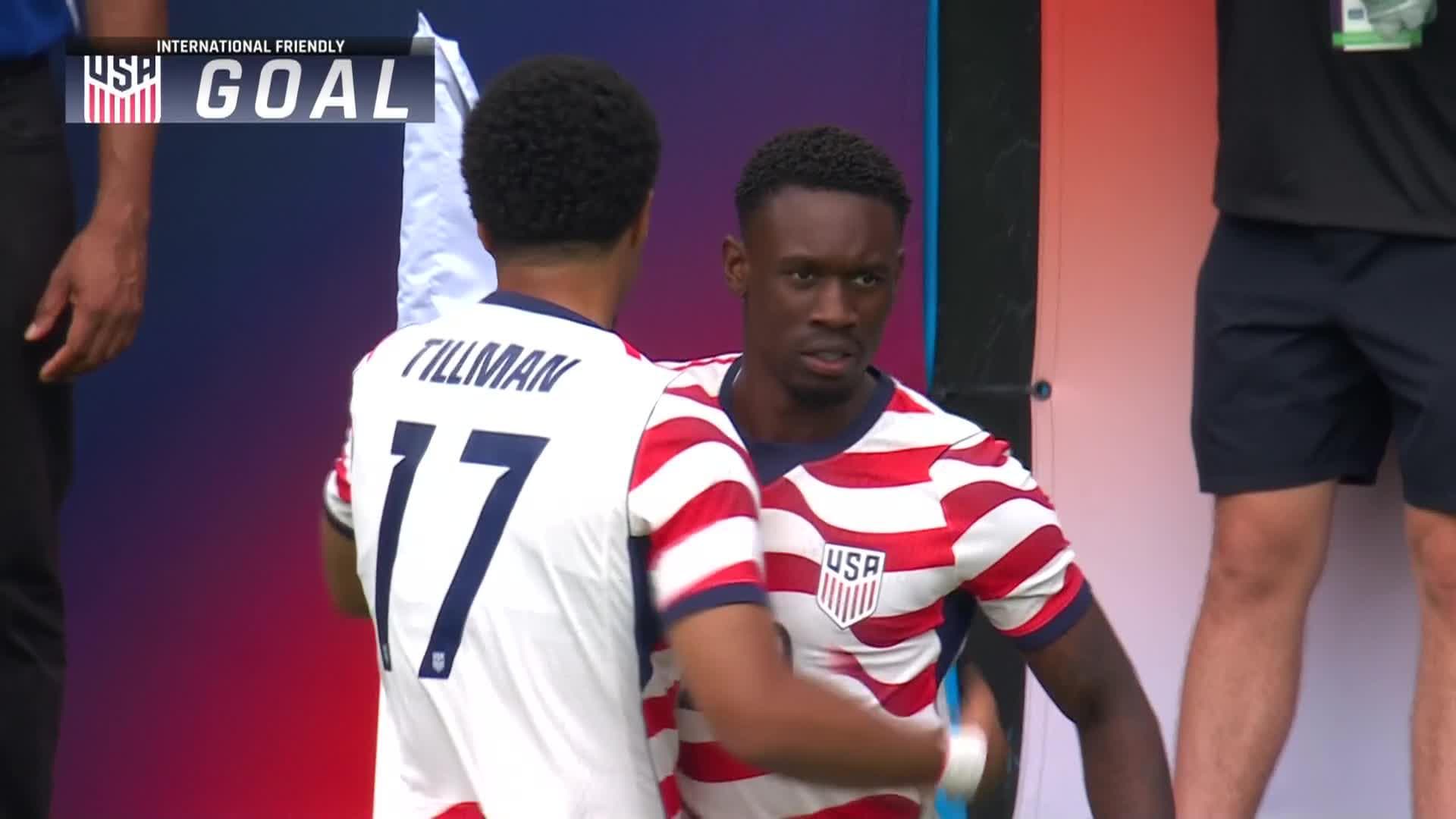 Folarin Balogun med scoring for USA