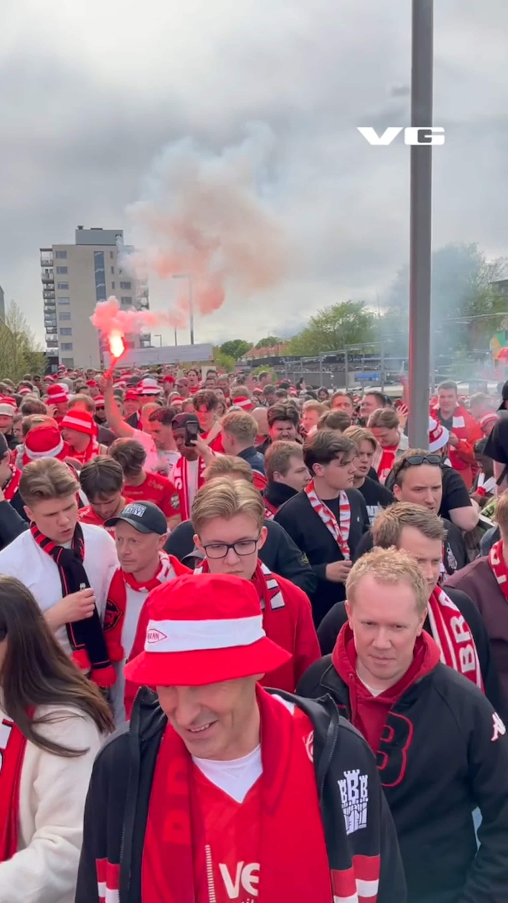 Brann-supporterne har inntatt Oslo
