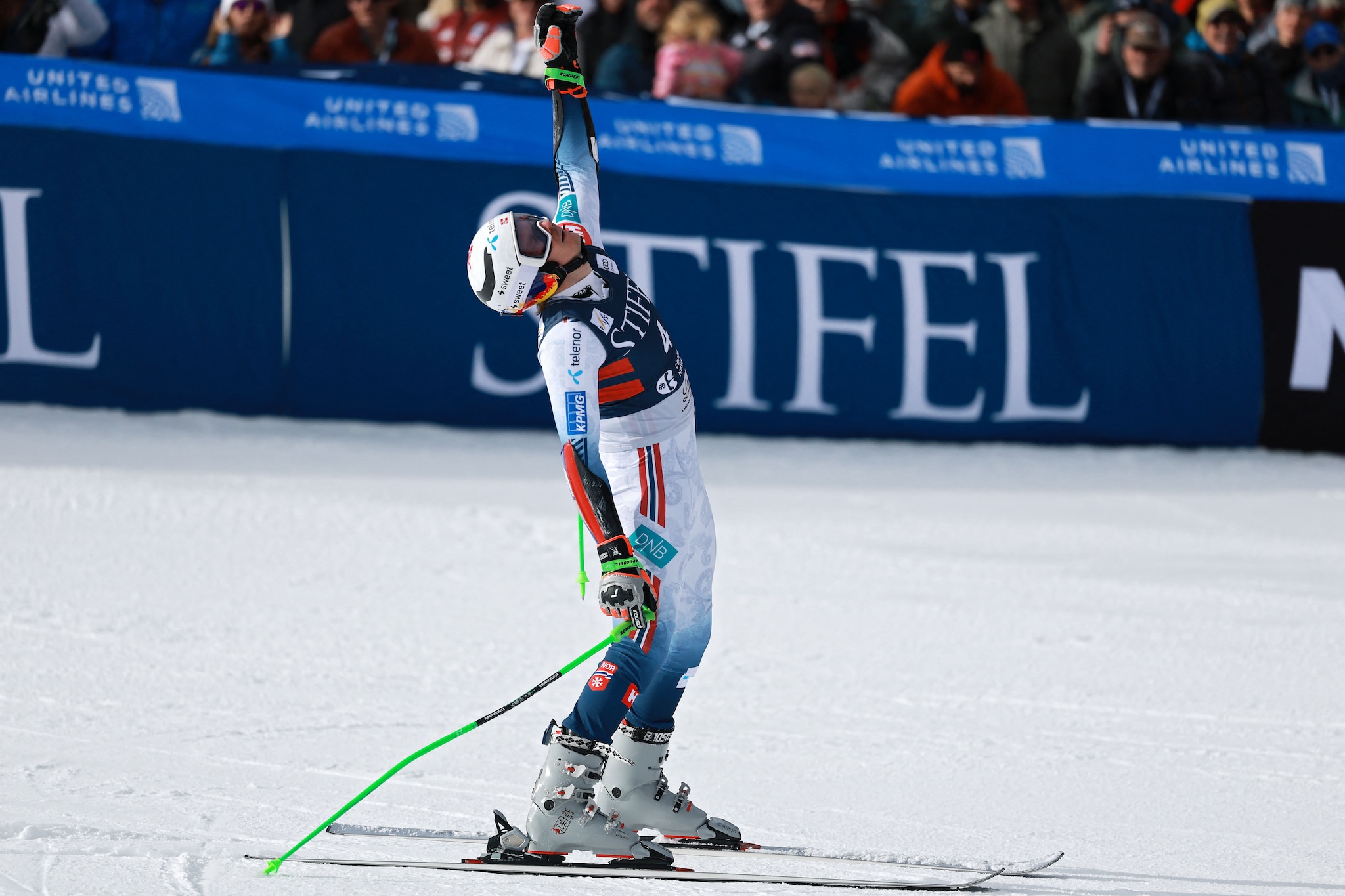 Kristoffersen tok sesongens første pallplass i storslalåm