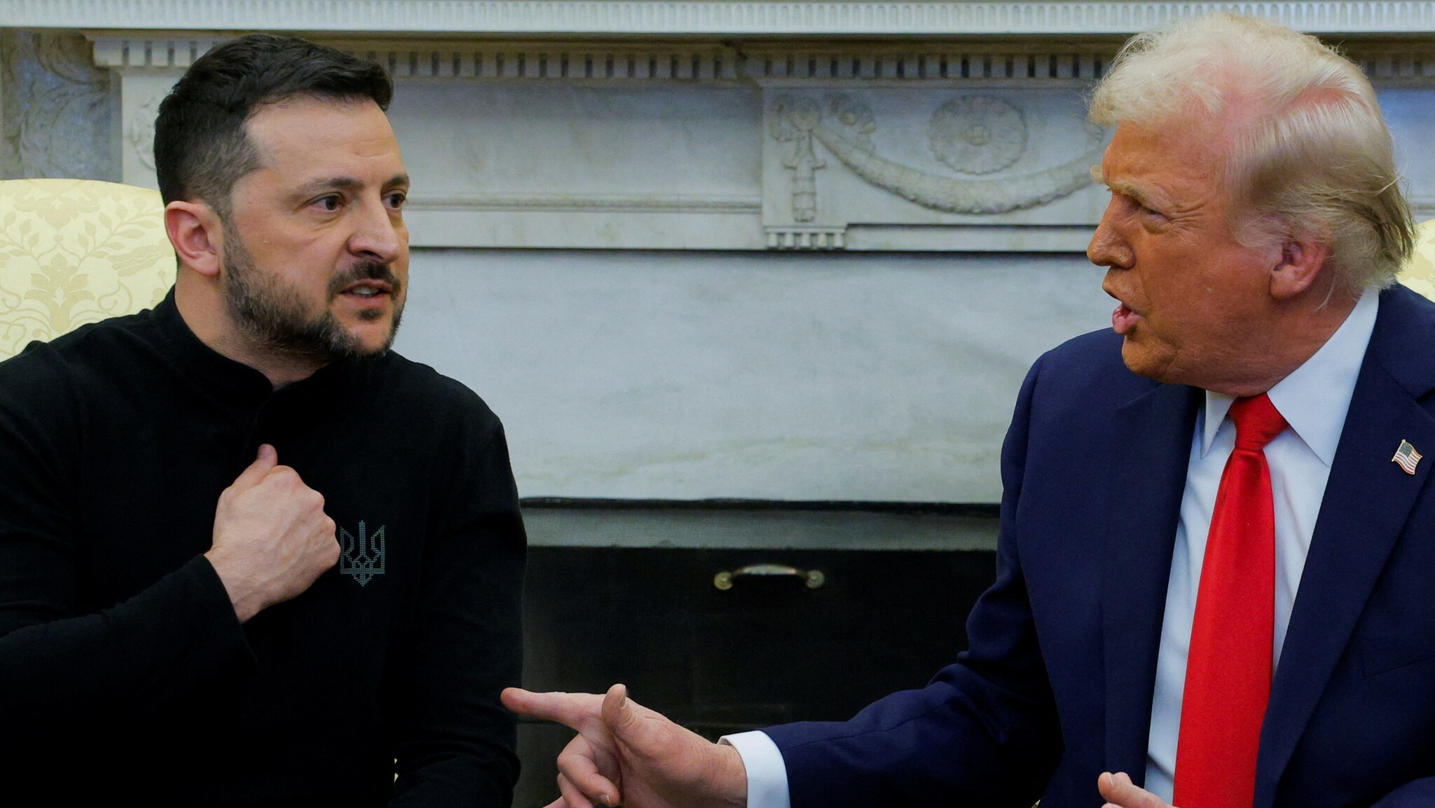 Zelenskyj og Trump i offentlig krangel om Ukraina og mineralavtale