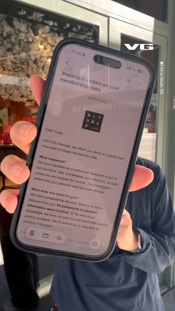 Rituals-kunder fikk informasjon lekket