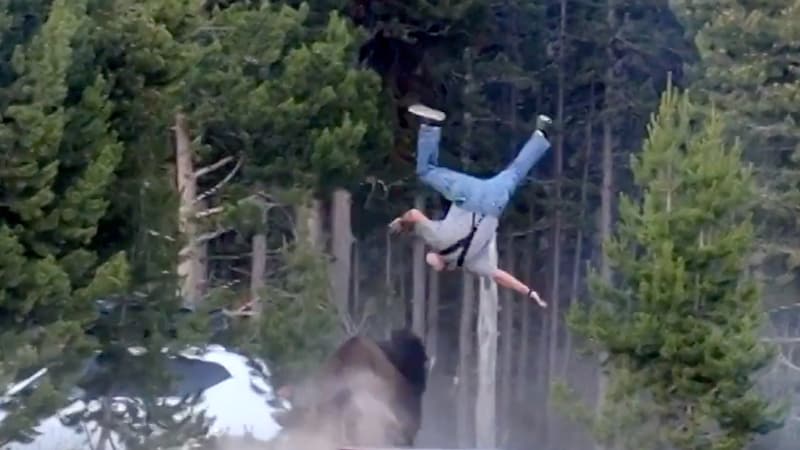 Overlevde bisonangrep: – Kunne ha stanget meg