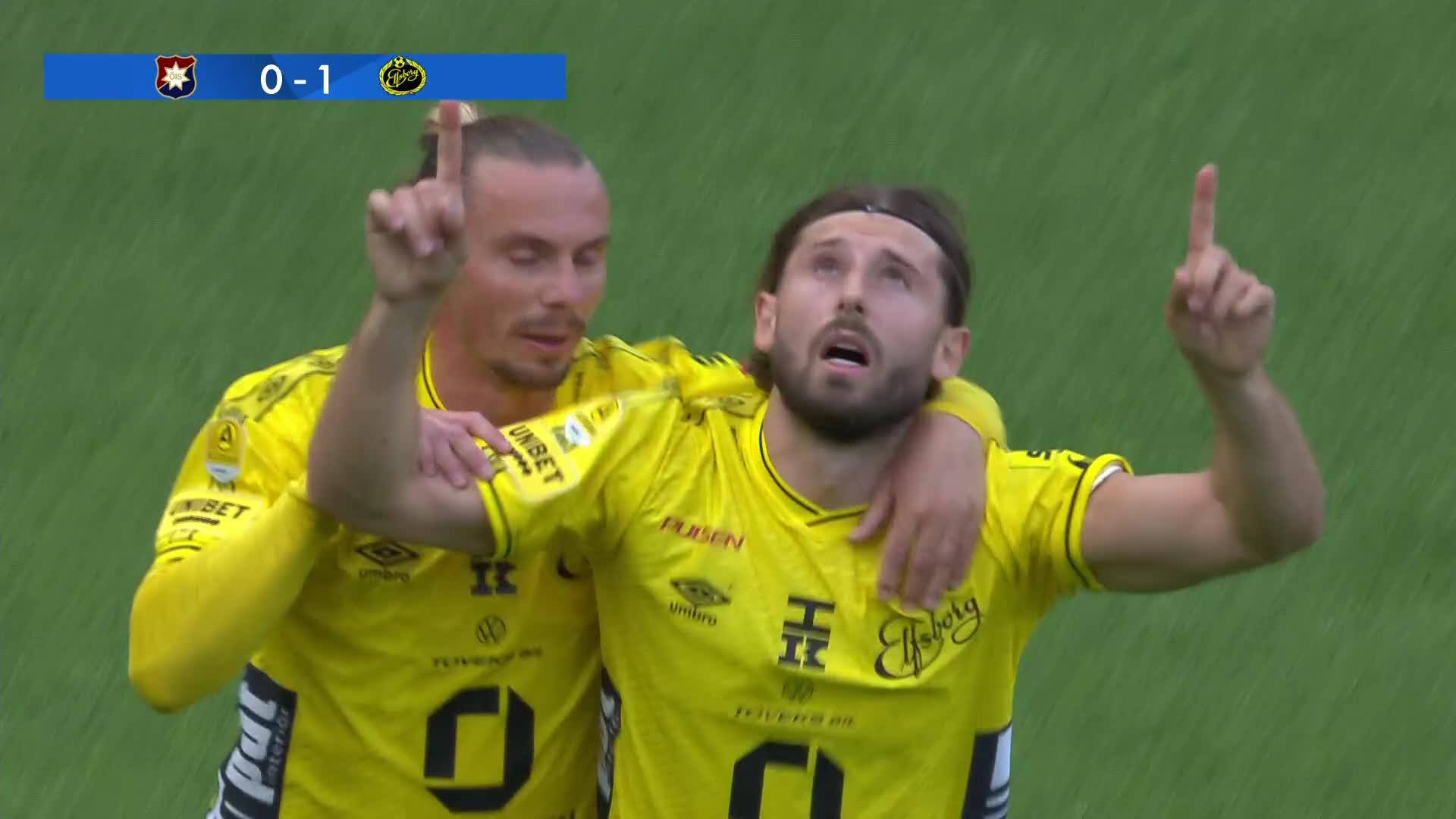 Arber Zeneli setter 1-0 mot Örgryte