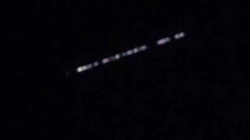 Meldinger om mystisk lys på himmelen