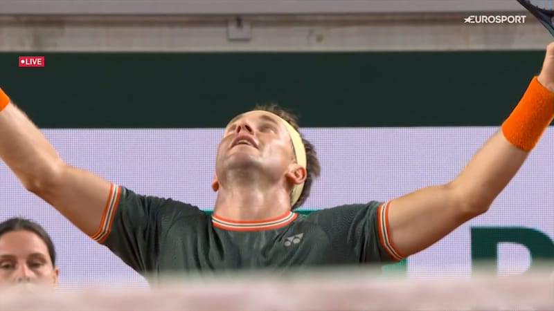 Casper Ruud struggled to achieve the third spherical of Roland Garros