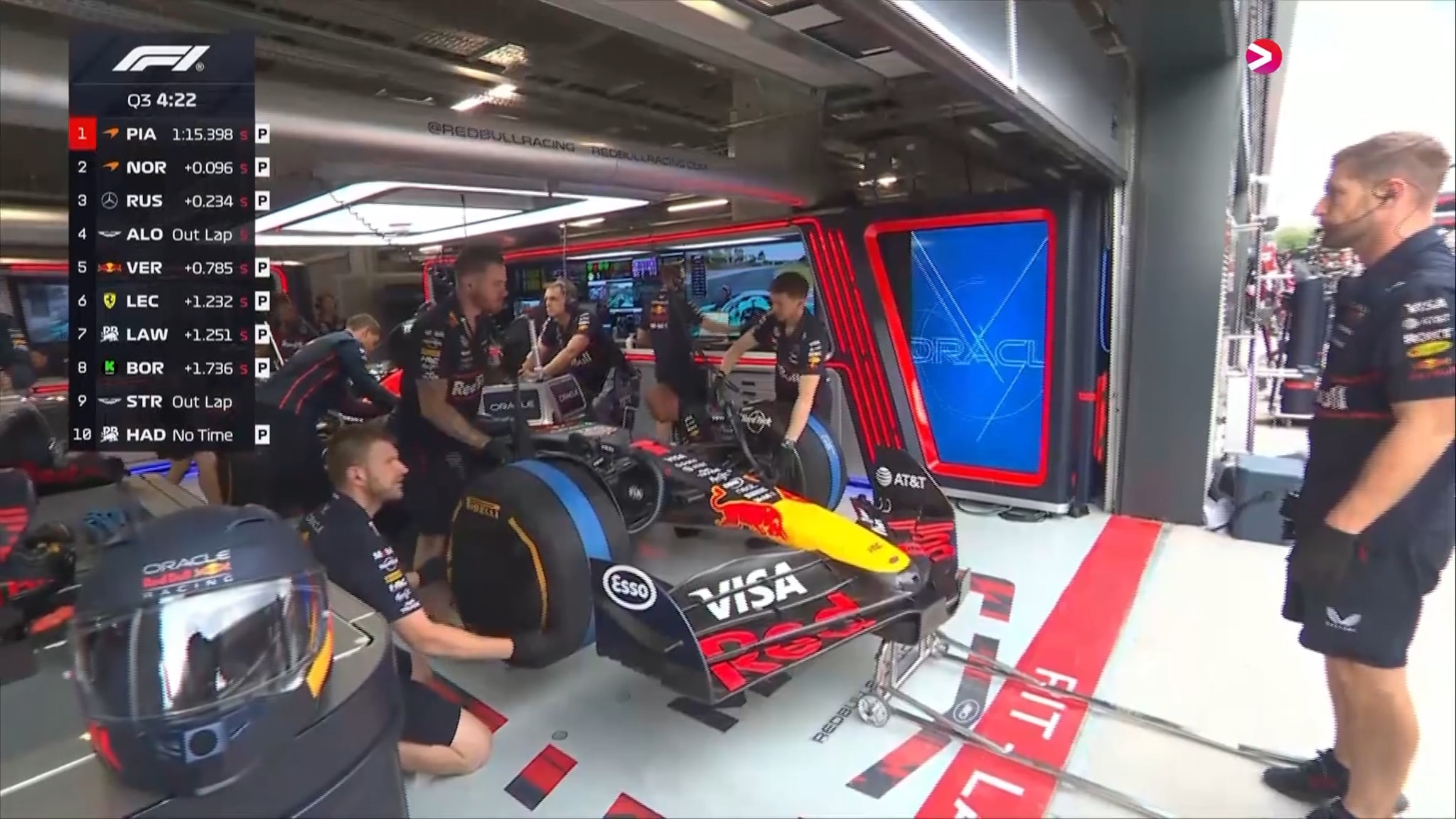 Verstappen sliter i kvalifisering: Leclerc tar pole position