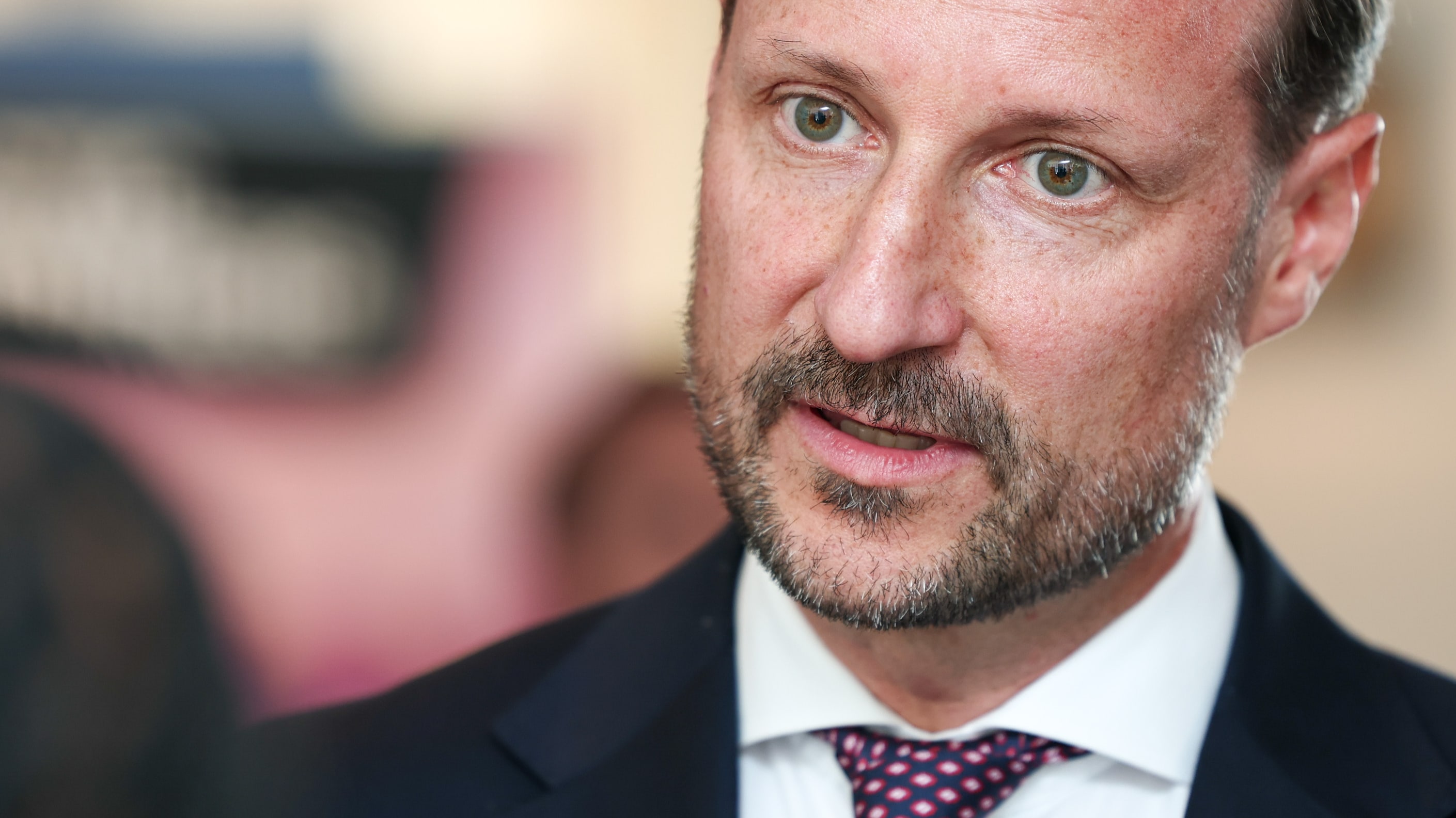 Kronprins Haakon møter pressen i Japan
