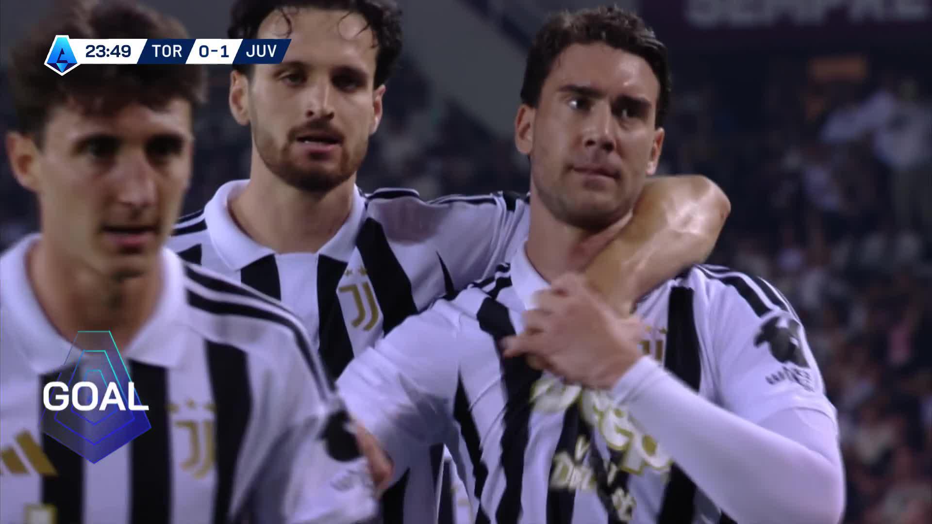 Vlahovic med scoring for Juventus