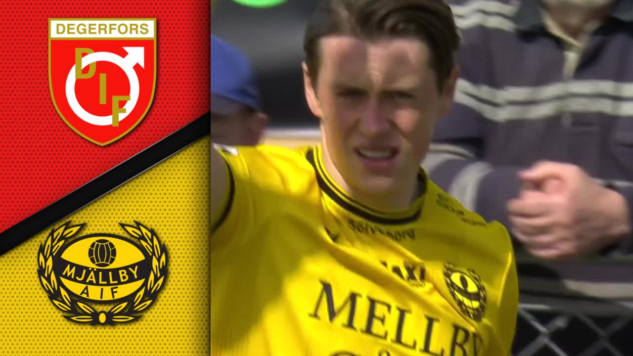 Se høydepunktene fra Degerfors - Mjällby