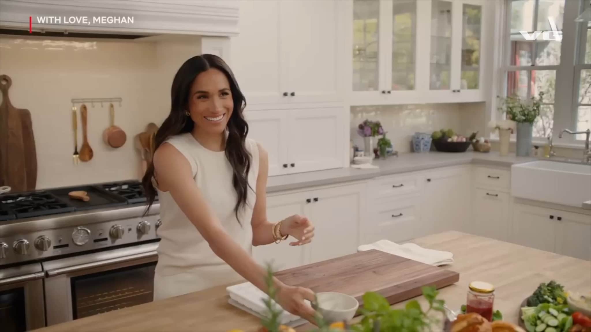 Se hertuginne Meghan diske opp