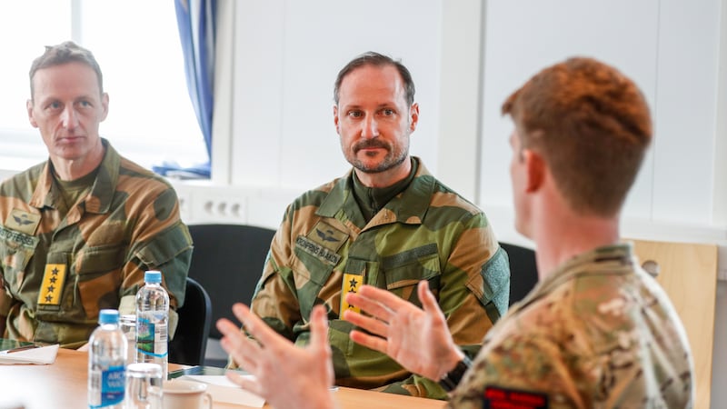 Kronprins Haakon møter pressen