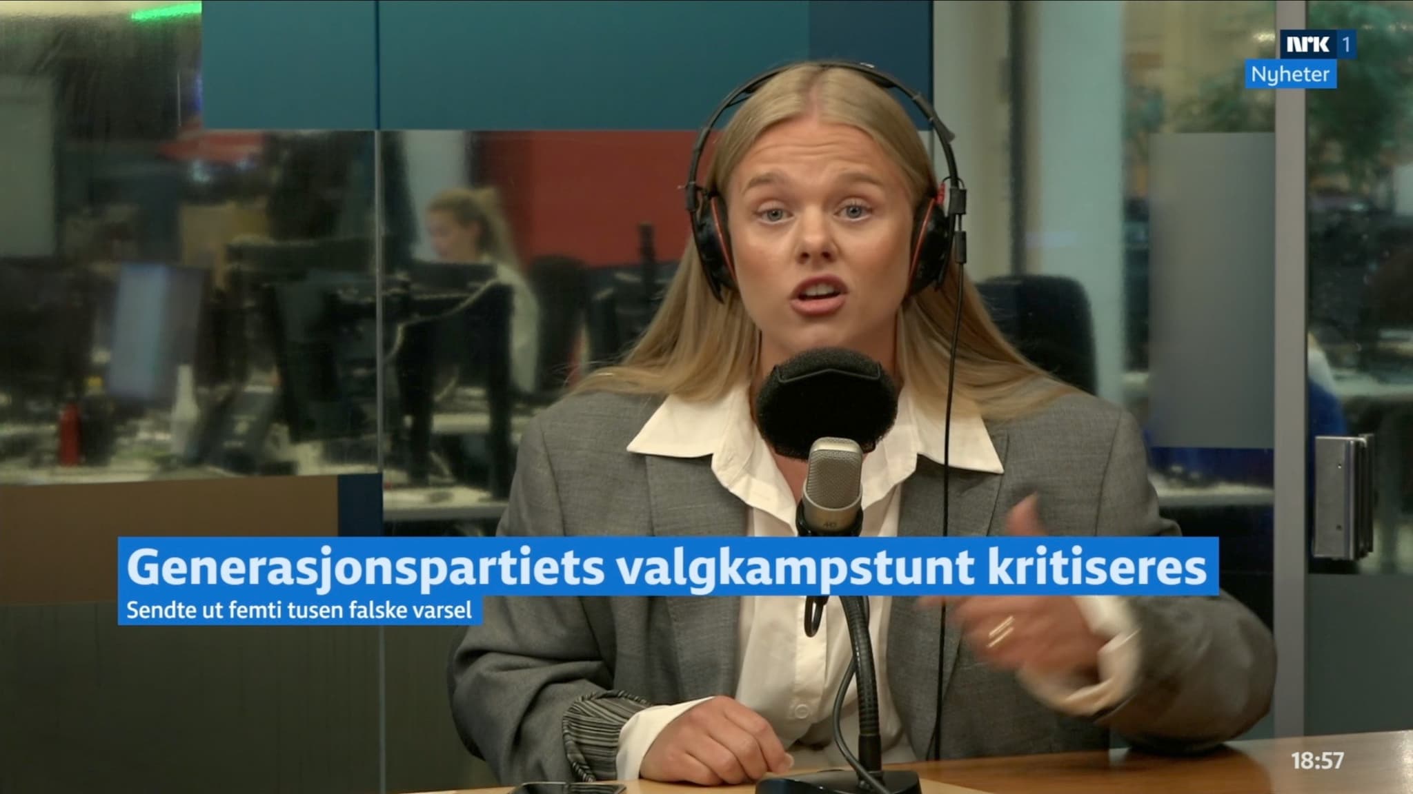 Partileder kastet ut av Dagsnytt 18-debatt