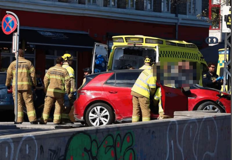 Bil kjørte på flere mennesker i København: - Folk var rystet og i sjokk