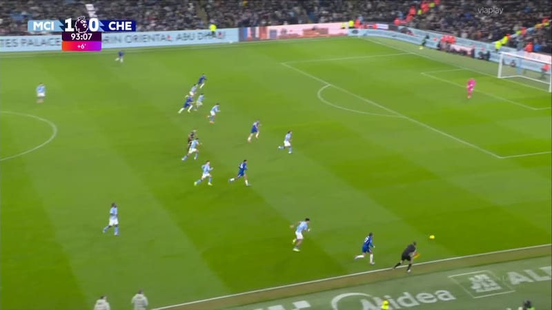 Målløs Haaland da Manchester City-seieren glapp på overtid