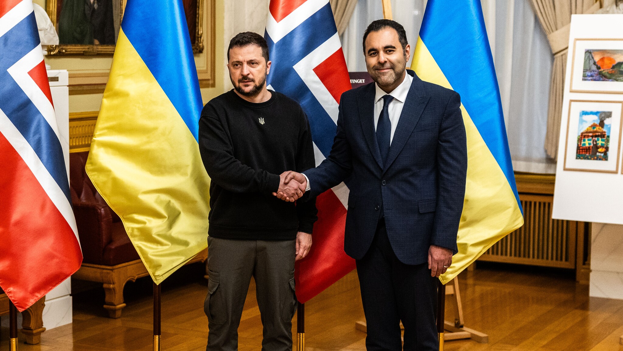 Siste nytt — President Zelenskyj i Oslo