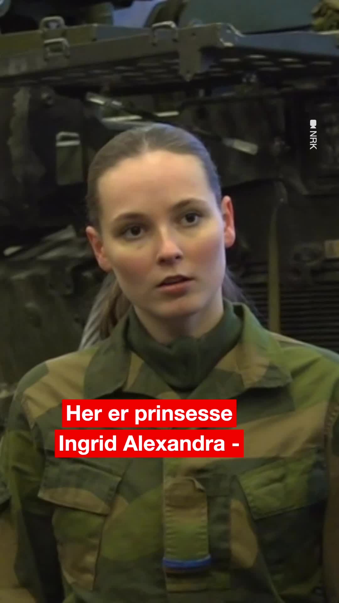 Her er prinsesse Ingrid Alexandra i førstegangstjenesten. - VGTV