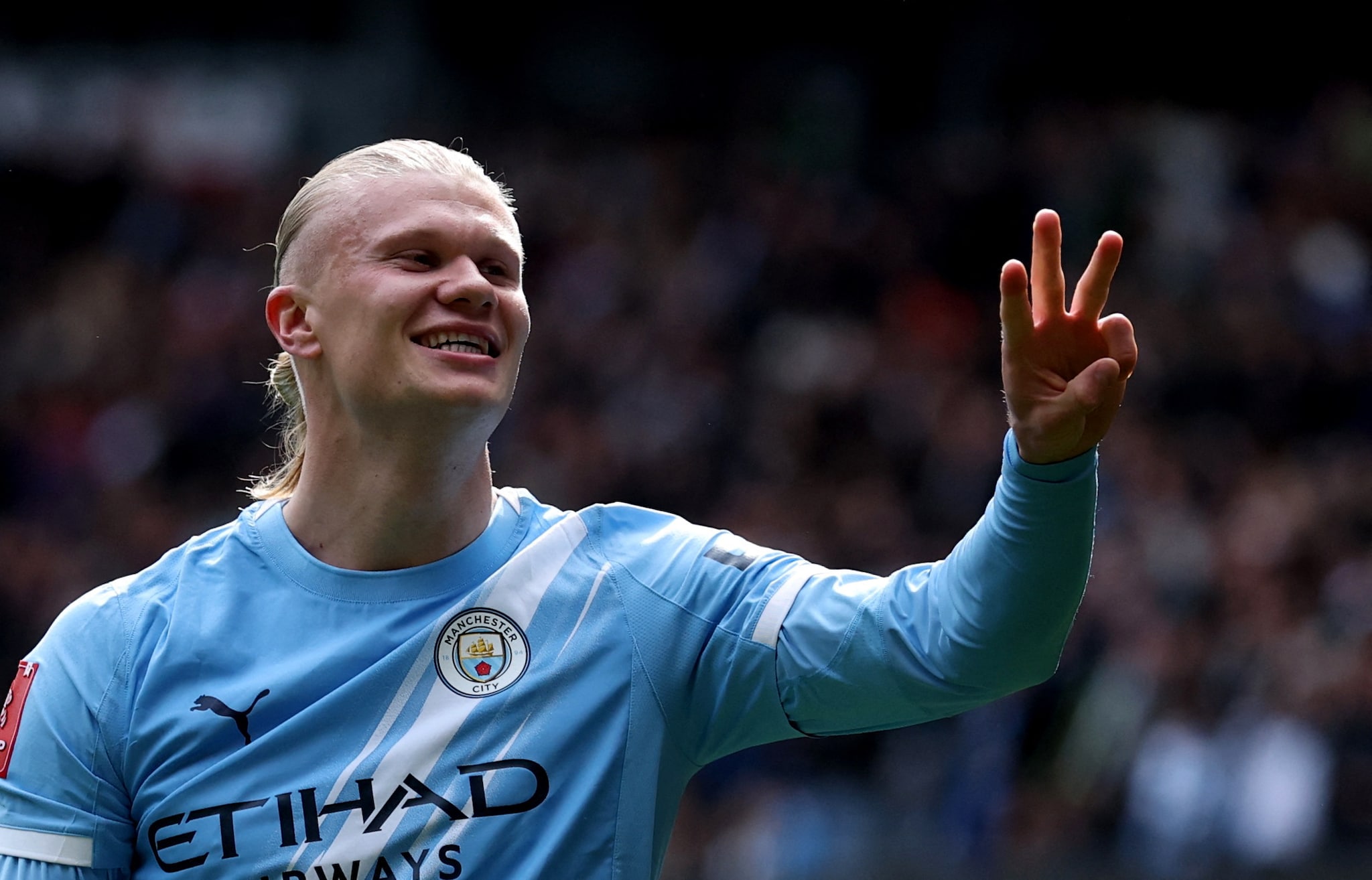 Haaland med hat trick da City smadret Liverpool