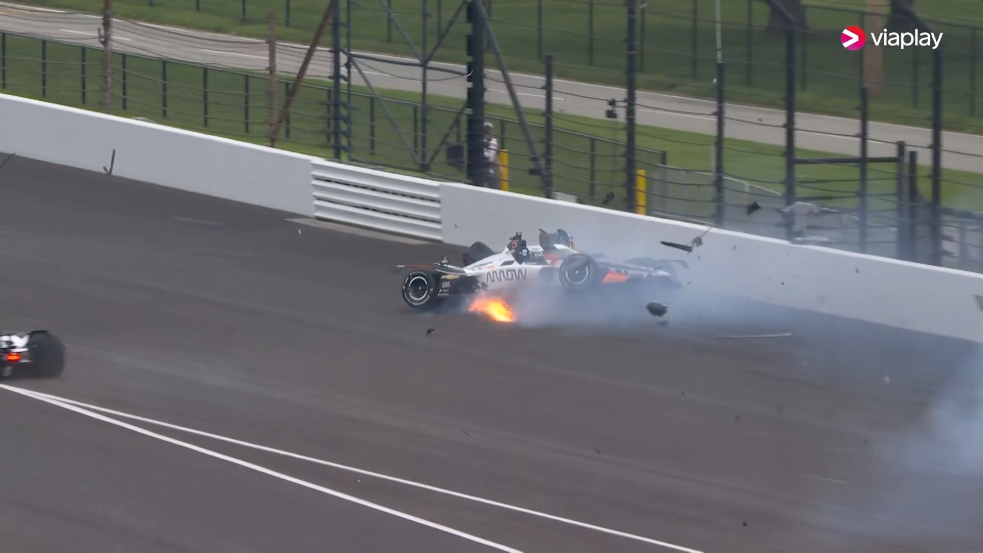 Stygg krasj i IndyCar: – Grusomt