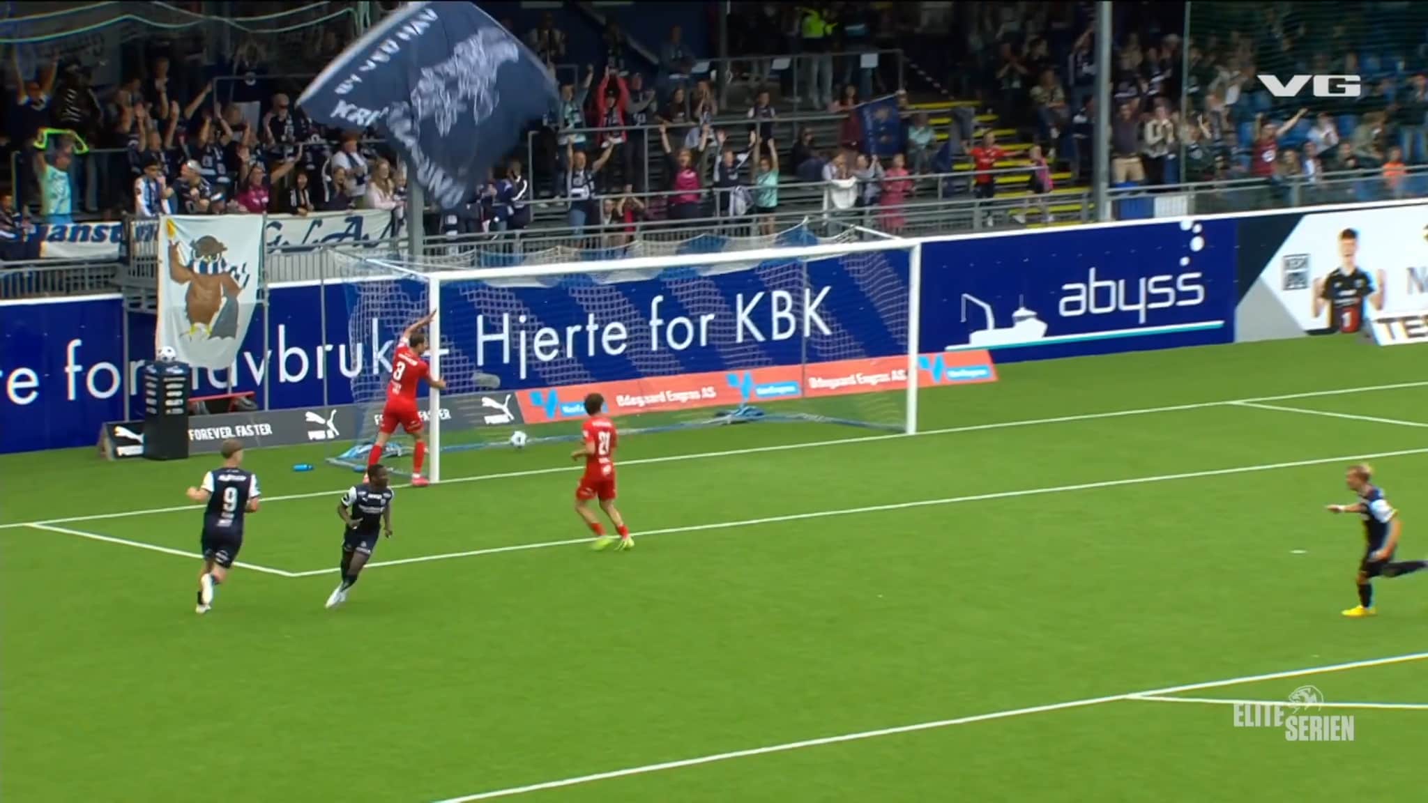 VG: Kristiansund kjempet tilbake til 2-2 mot Brann