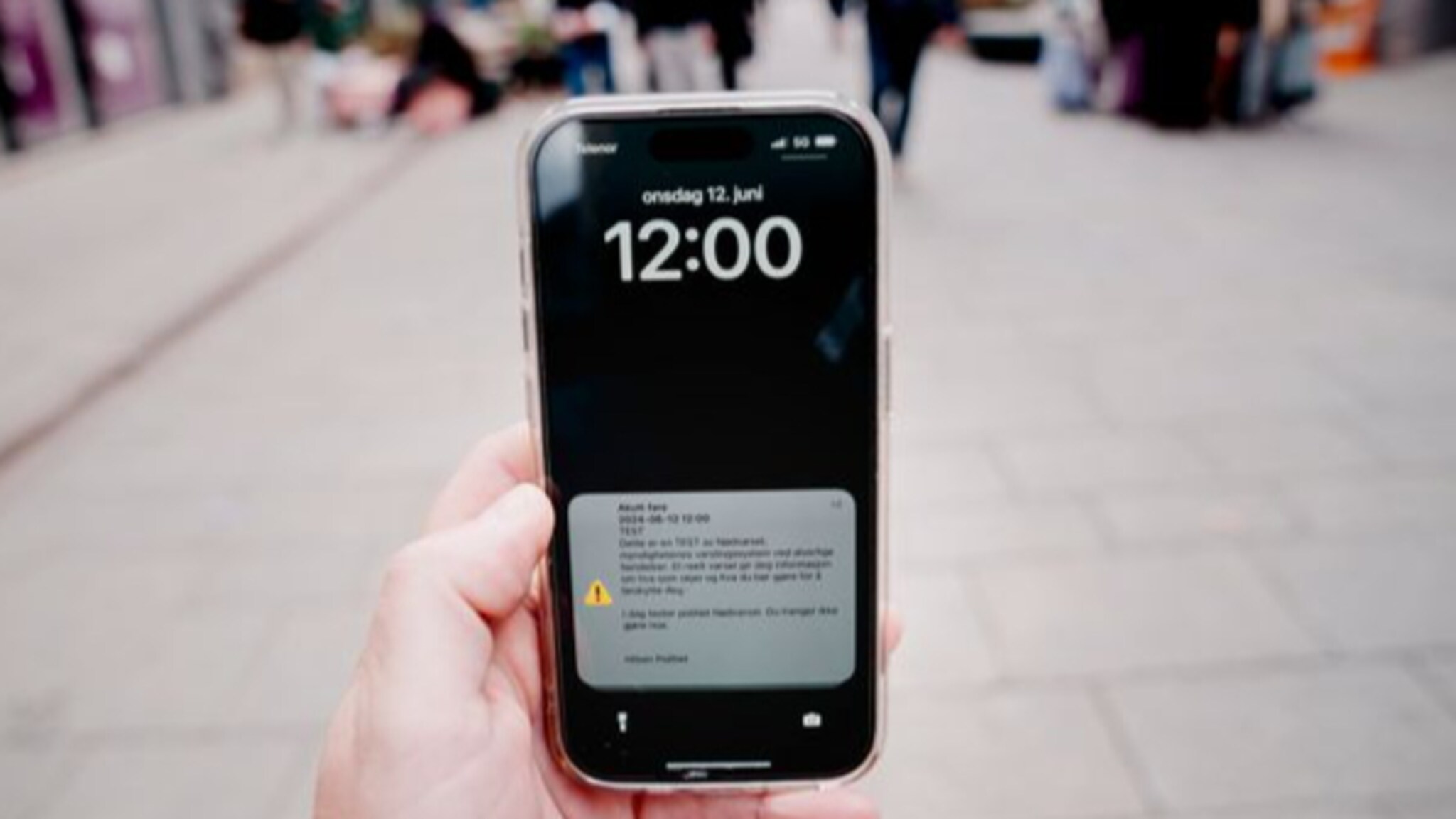 Nødvarsel testes nasjonalt på mobil og sirener