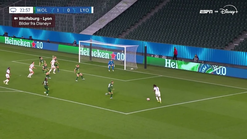 Stor Hegerberg-bom i Champions League-kvartfinalen: – De pleier hun å sette ti av ti ganger