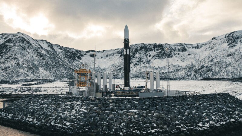 Historisk rakettoppskyting fra Norge