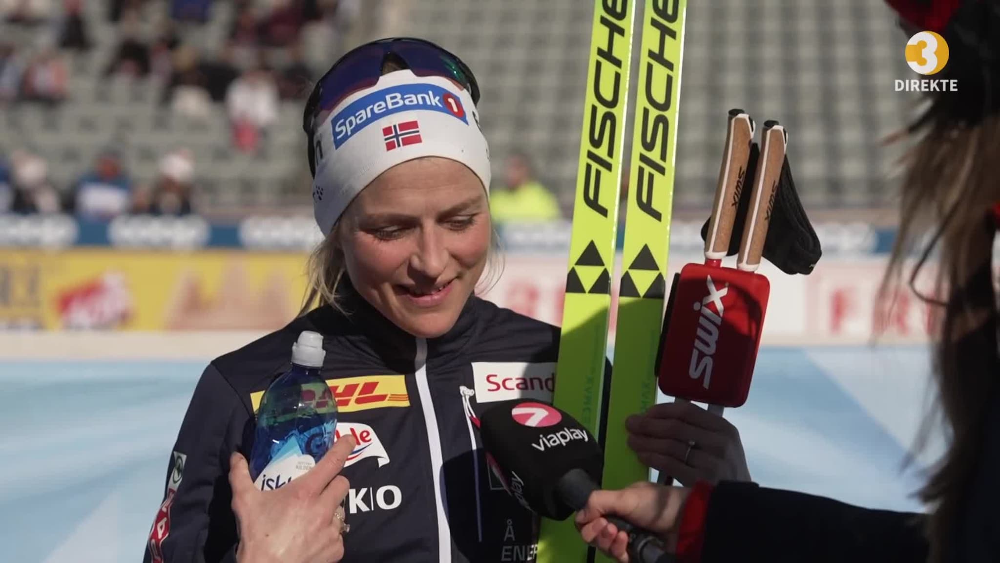 Therese Johaug tok overlegen seier på femmila i Lahti