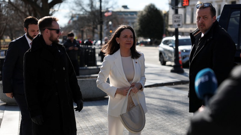 Machado møter Trump: – Vanskelig å si hva som kan komme