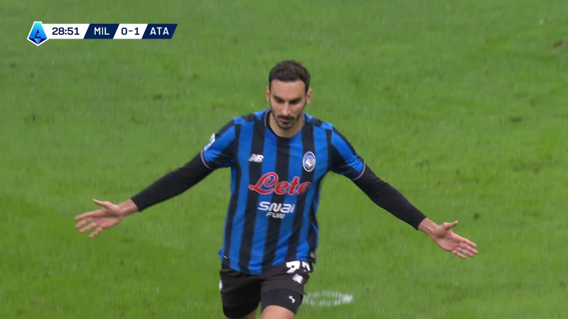Davide Zappacosta med mål mot AC Milan