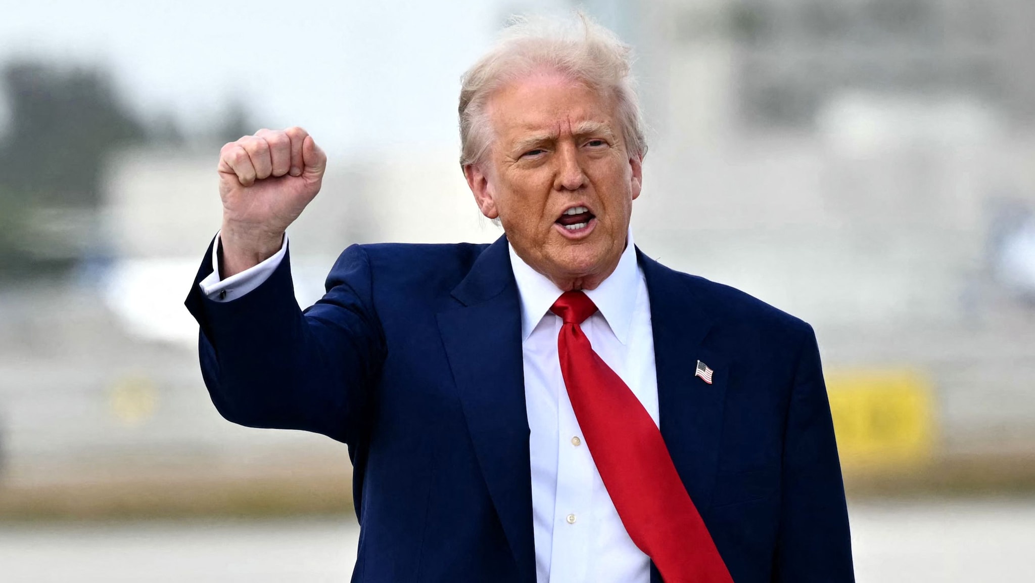 Donald Trump markerer 100 dager i Det hvite hus