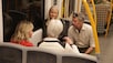 Kronprinsparet tok med kongen og dronningen av Danmark på T-banen
