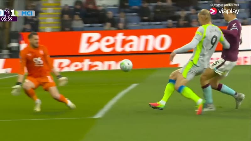Haaland sendte City til topps – Burnley rykket ned