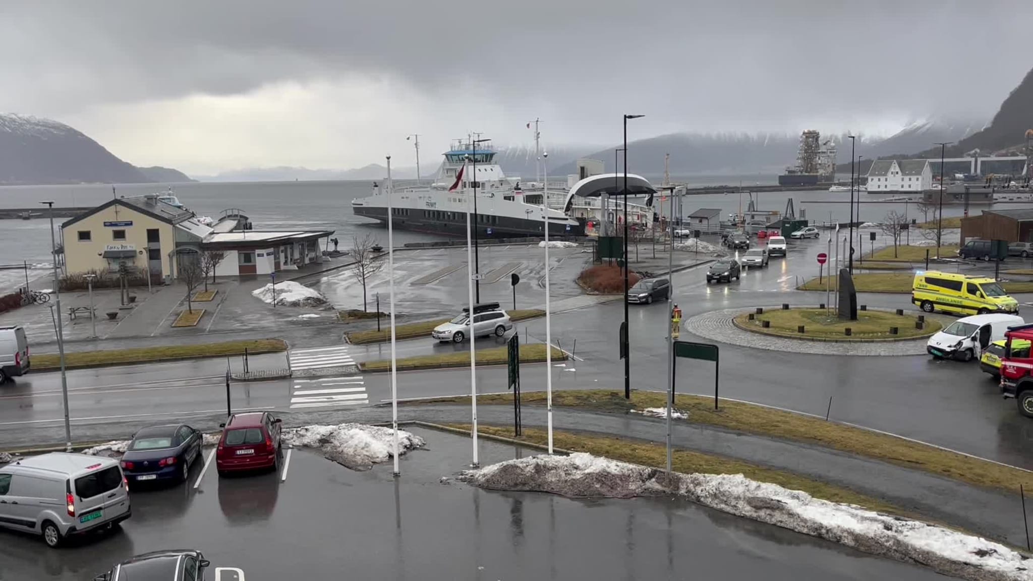 Trafikkulukke førte til trafikale utfordringar